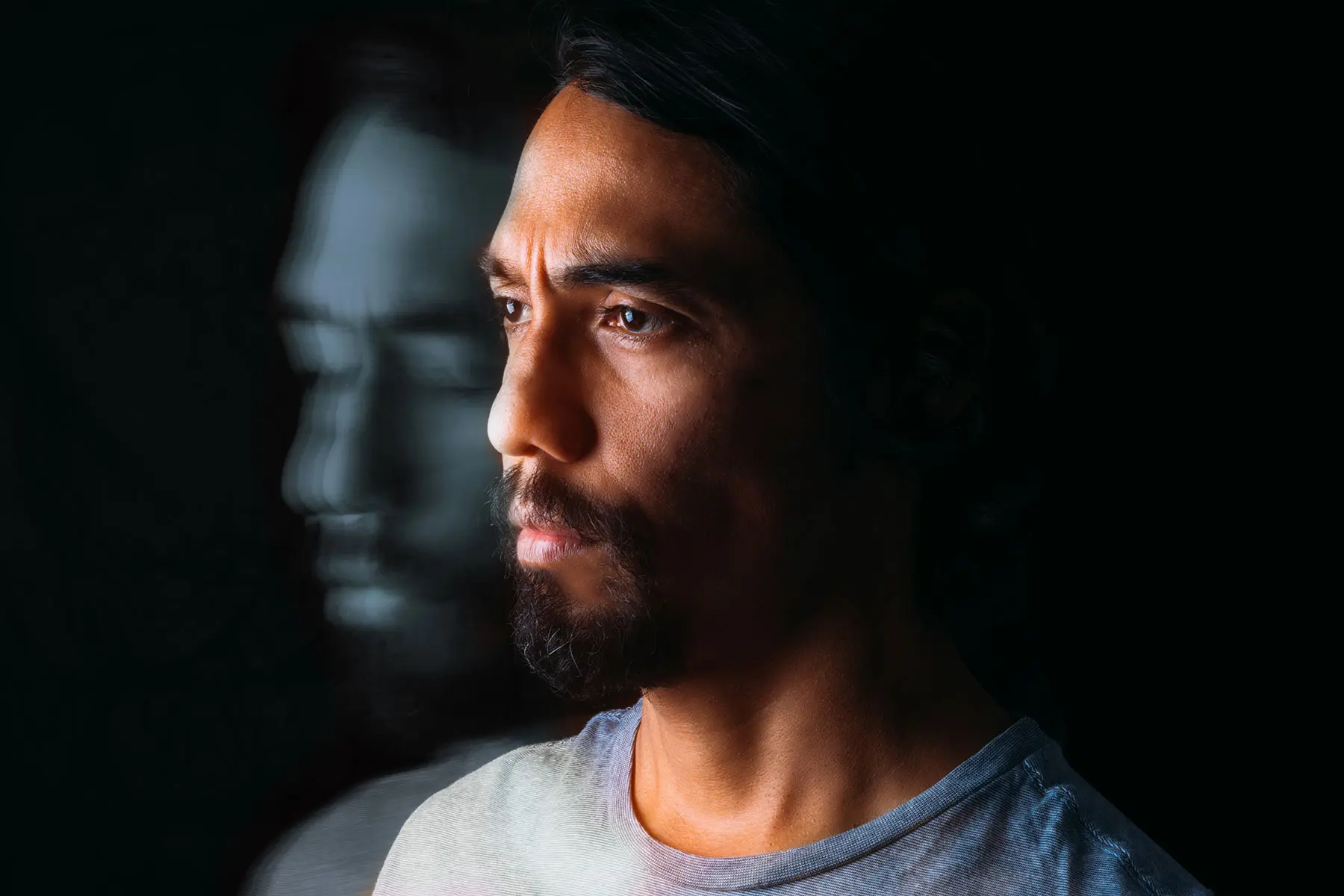 Schizoaffective Disorder – A Definition an overlay of two faces to show what is schizoaffective disorder