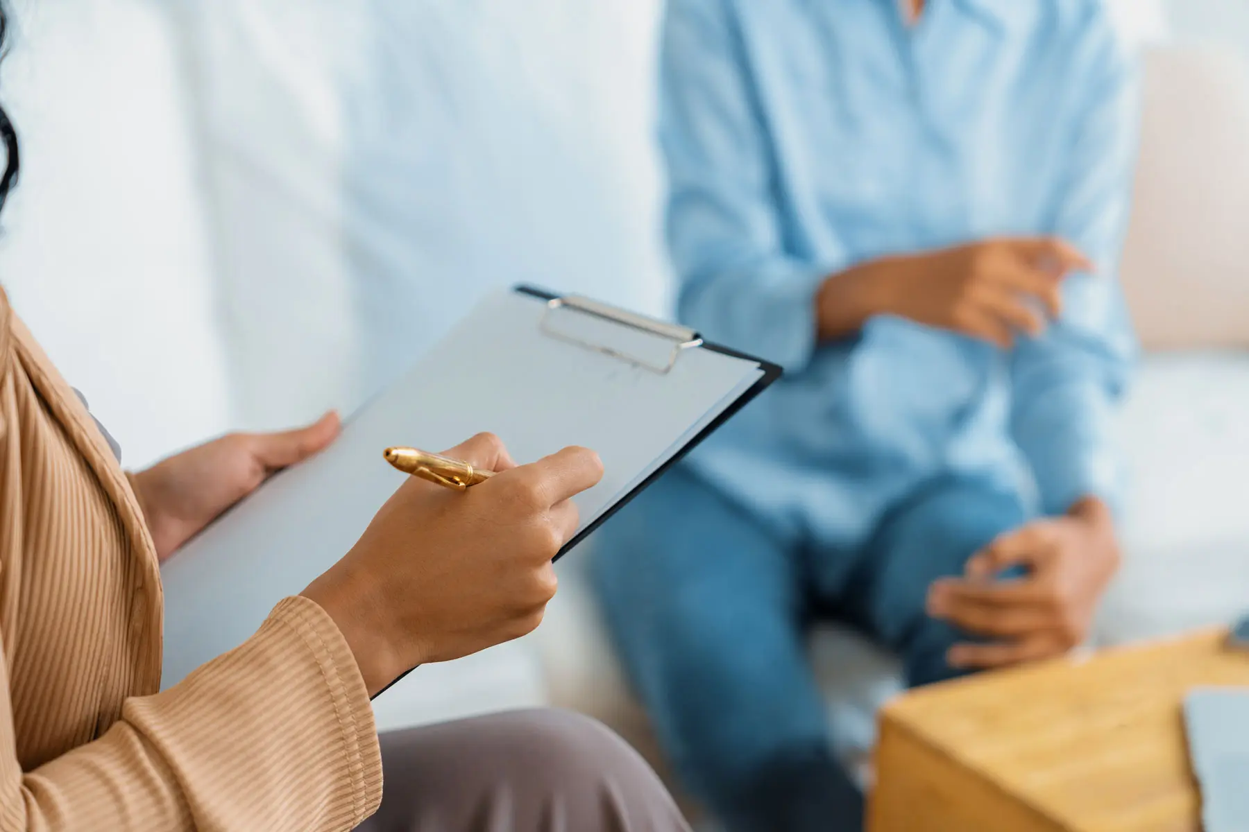 What Is Rapid Resolution Therapy a person starts to open up about trauma in rapid resolution therapy