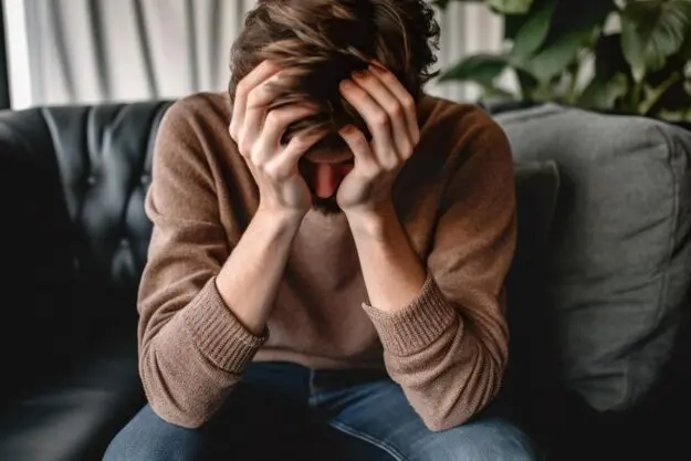 How Does the GAD-7 Scale Measure Anxiety_ a person looks anxious and wonders what is the gad-7 scale