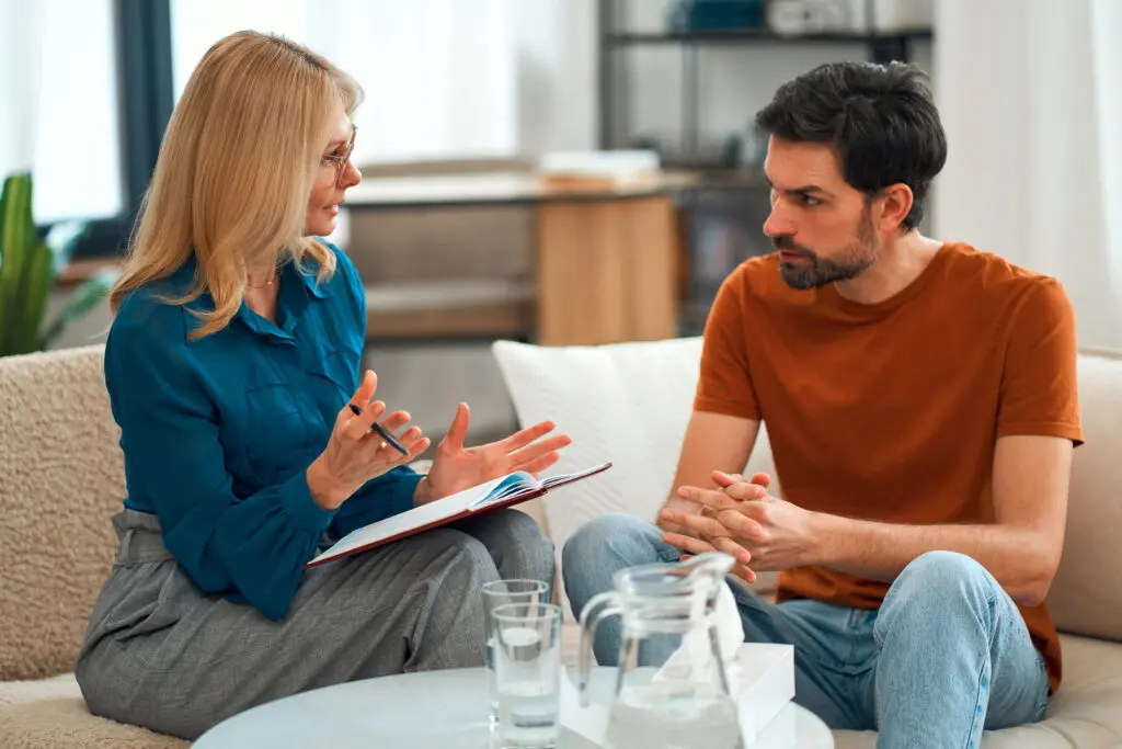 Individual therapy session for anxiety and depression treatment near Jacksonville FL