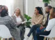 Group of specialists speaking about php vs. iop treatment.