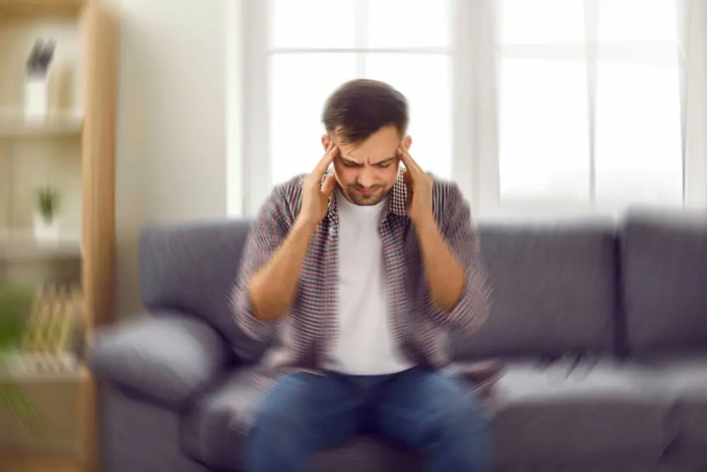 Grief affecting physical health including insomnia, fatigue, and headaches during bereavement.