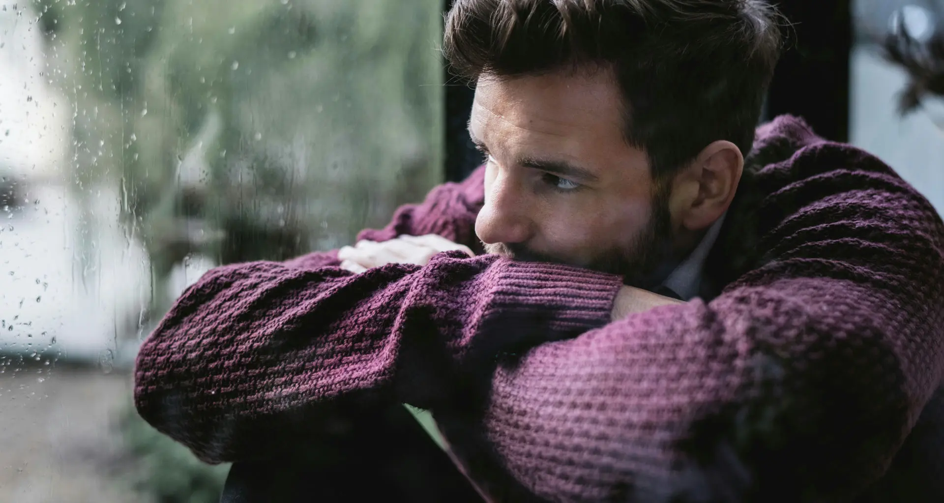 quiet moment reflecting emotional and cognitive challenges of schizophrenia