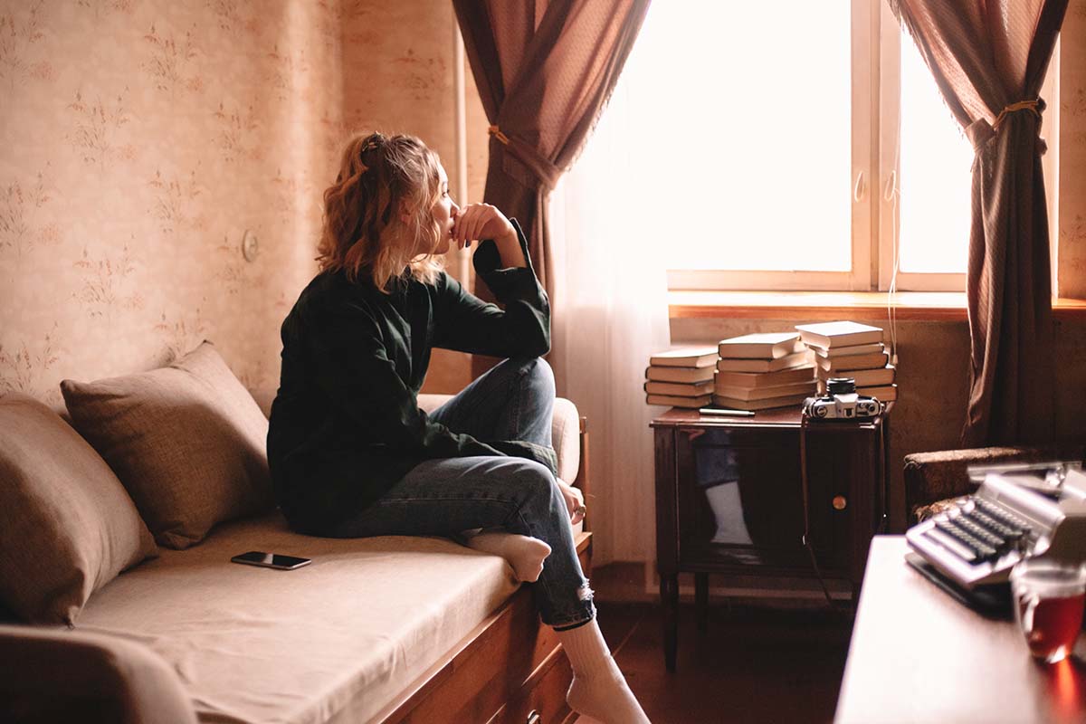 woman at a detox treatment program