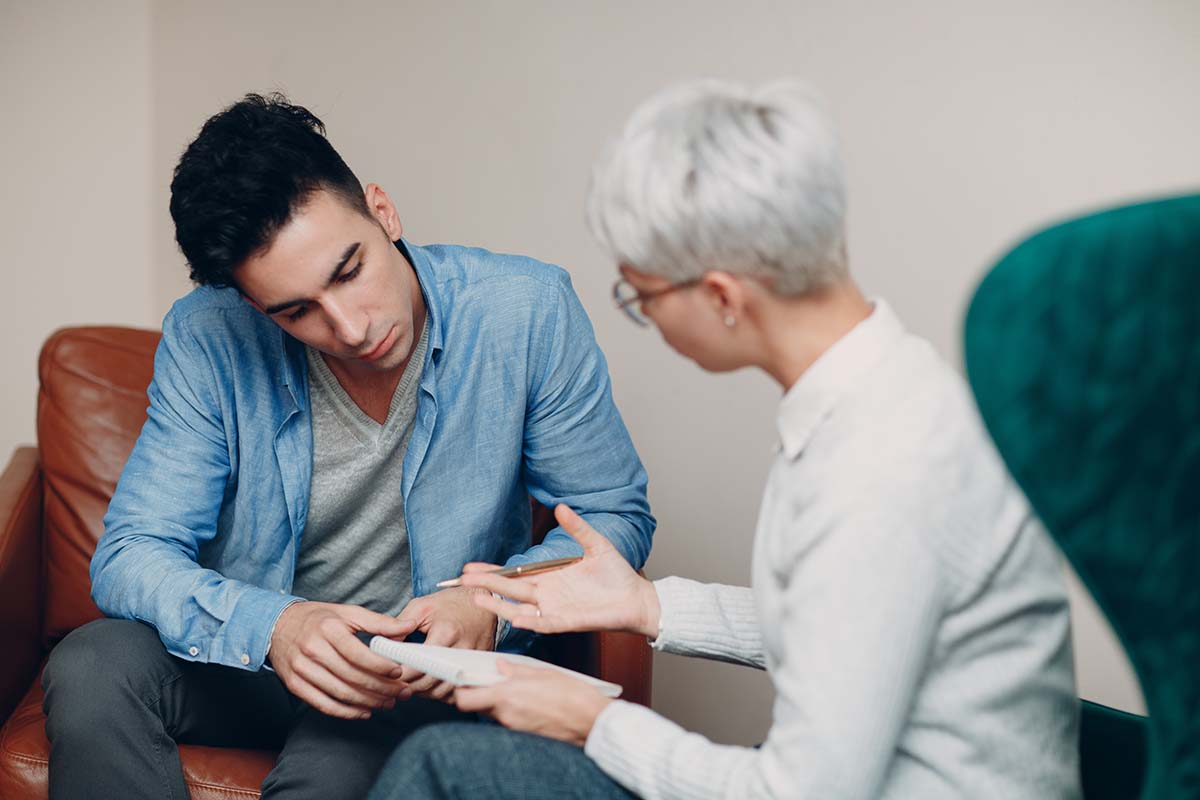 a young man sees his recovery benefit from a rehab aftercare program