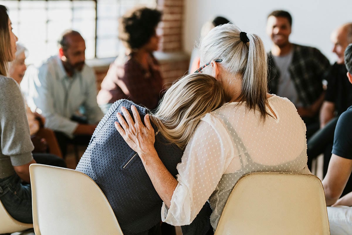 Clients learning how how group therapy works