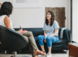 a woman opens up in therapy as part of residential treatment for mental health