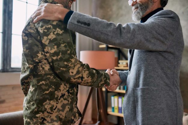 an active military member begins a trauma treatment program for his ptsd