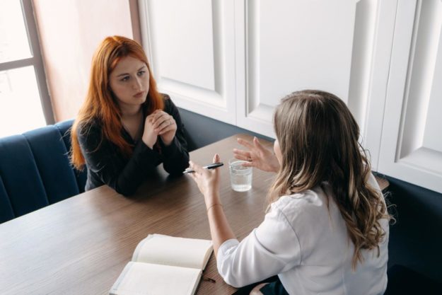 a young woman is able to open up and overcome her past in residential treatment for trauma