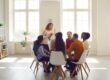 a group cbt program supports each other while participating in effective anxiety treatment