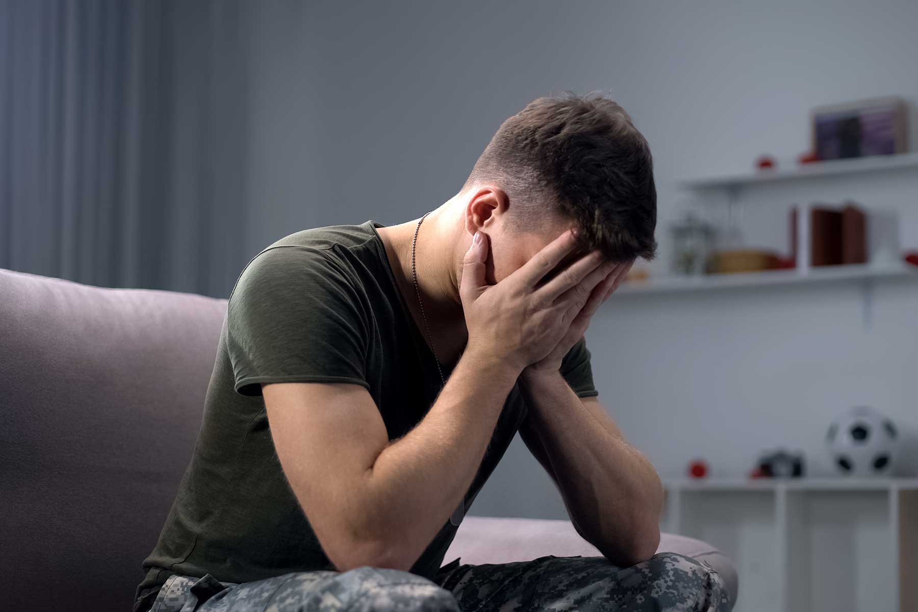a man realizes he needs trauma therapy if he is going to overcome his ptsd symptoms