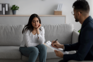 a woman seeks treatment for borderline personality disorder 