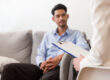 a man begins treatment in a long term residential mental health facility