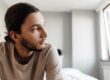 a young man struggles with depression and anger and debates seeking help