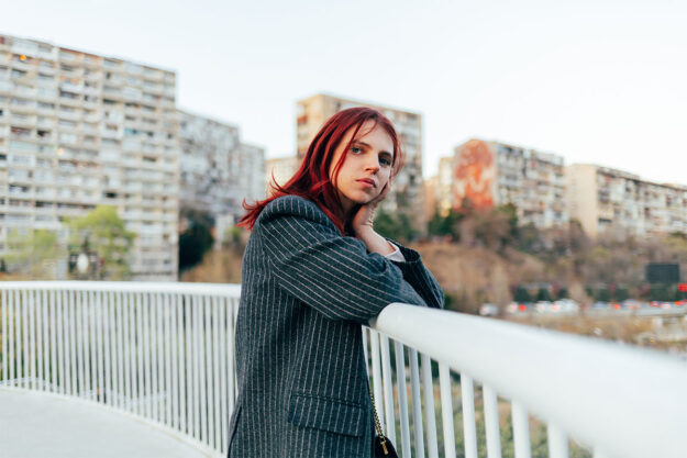 a young woman struggles to cope with persistent depression symptoms