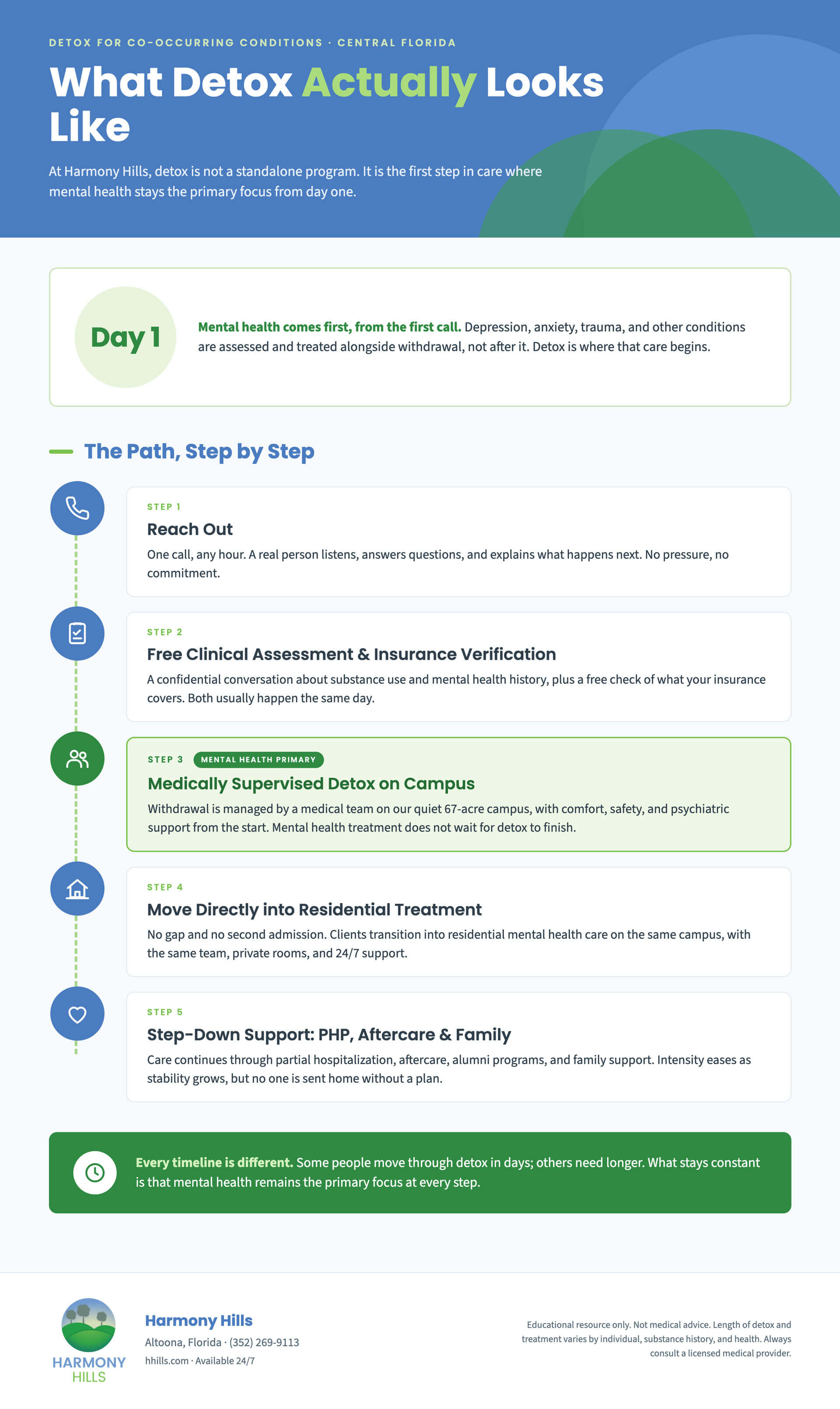 What Detox Actually Looks Like Infographic